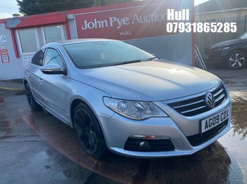 Location: Hull - 2009 VOLKSWAGEN PASSAT GT CC TDI 140 Coupe REG: AG09CDX, Keys: No, MOT Expiry date: 26/01/2027, 1968 Diesel, 6 Speed Manual Diesel, Former Keepers: 4