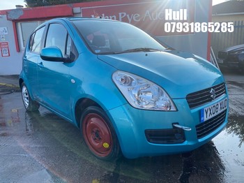 Location: Hull - 2008 SUZUKI SPLASH GLS 5 Door Hatchback REG: YX08XUD, Keys: No, MOT Expiry date: 10/03/2026, 1242 Petrol, 5 Speed Manual Petrol, Former Keepers: 4