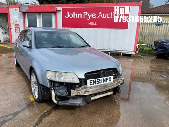 Location: Hull - 2010 AUDI A6 LE MANS TDI CVT Estate REG: EN59MPX, Keys: No, MOT Expiry date: 18/11/2026, 1968 Diesel, Variable 1 Speed Auto Diesel, Former Keepers: 9