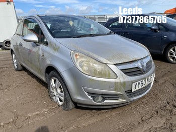 Location: Leeds - 2011 VAUXHALL CORSA ENERGY ECOFLEX 3 Door Hatchback REG: YY60NJF, Keys: No, MOT Expiry date: 08-12-2020, 998 Petrol, 5 Speed Manual Petrol, Former Keepers: 3