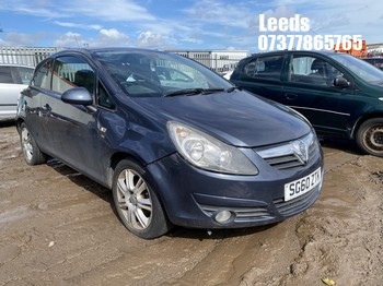 Location: Leeds - 2010 VAUXHALL CORSA SE 3 Door Hatchback REG: SG60ZTK, Keys: No, MOT Expiry date: 02-10-2025, 1229 Petrol, 5 Speed Manual Petrol, Former Keepers: 7