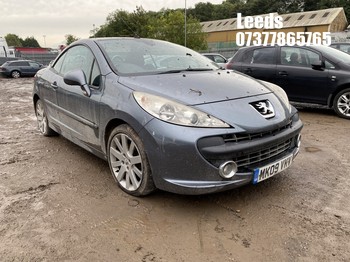 Location: Leeds - 2009 PEUGEOT 207 GT CC HDI Convertible REG: MK09VKV, Keys: No, MOT Expiry date: 11-12-2026, 1560 Diesel, 5 Speed Manual Diesel, Former Keepers: 10