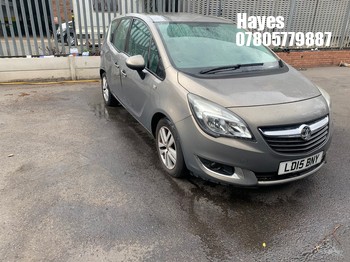 Location: HAYES / HEATHROW - 2015 VAUXHALL MERIVA LIFE MPV REG: LD15BNY, 1398cc Petrol, 5 Speed Manual Petrol, Former Keepers: 1, Keys: No, MOT: Expiry date14/07/2027