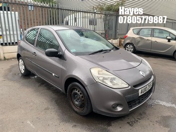 Location: HAYES / HEATHROW - 2010 RENAULT CLIO EXTREME 3 Door Hatchback REG: AU10ZVS, 1149cc Petrol, 5 Speed Manual Petrol, Former Keepers: 6, Keys: No, MOT: Expiry date04/09/2026