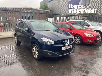 Location: Hayes - 2011 NISSAN QASHQAI ACENTA 5 Door Hatchback REG: AK11UVH, Keys: No, MOT Expiry date: 30/06/2026, 1598 Petrol, 5 Speed Manual Petrol, Former Keepers: 6