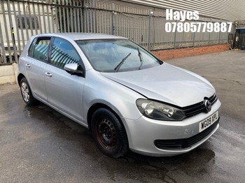 Location: Hayes - 2009 VOLKSWAGEN GOLF S 5 Door Hatchback REG: WG09XPL, Keys: No, MOT Expiry date: 08/12/2026, 1390 Petrol, 5 Speed Manual Petrol, Former Keepers: 7
