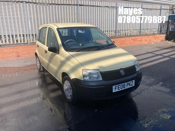 Location: Hayes - 2008 FIAT PANDA ACTIVE 5 Door Hatchback REG: FE08PKZ, Keys: No, MOT Expiry date: 19/02/2027, 1108 Petrol, 5 Speed Manual Petrol, Former Keepers: 8
