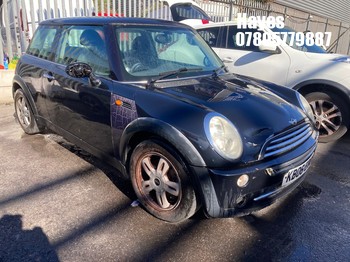 Location: Hayes - 2006 MINI MINI ONE 3 Door Hatchback REG: KB06EBU, Keys: No, MOT Expiry date: 09/07/2025, 1598 Petrol, 5 Speed Manual Petrol, Former Keepers: 8