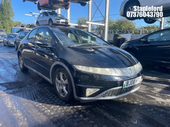 Location: Stapleford - 2008 HONDA CIVIC ES I-CTDI 5 Door Hatchback REG: BJ08HTL, Keys: Yes, MOT Expiry date: 16/06/2027, 2204 Diesel, 6 Speed Manual Diesel, Former Keepers: 8