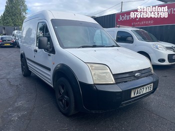Location: Stapleford - 2007 FORD TRANSIT CONN T230 L90 Panel Van REG: VA07YYB, Keys: Yes, MOT Expiry date: 04/06/2027, 1753 Diesel, 5 Speed Manual Diesel, Former Keepers: 3