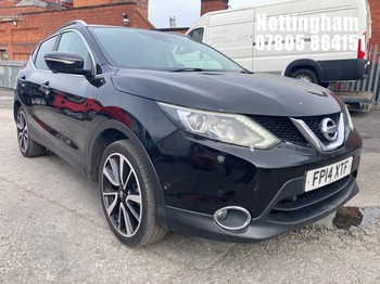 Location: Nottingham - 2014 NISSAN QASHQAI TEKNA DCI 5 Door Hatchback REG: FP14XTF, 1461 Diesel, 6 Speed Manual Diesel, Former Keepers: 4, Keys: Yes, MOT Expiry date: 21/09/2026