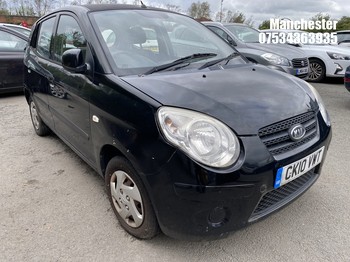 Location: Manchester - 2010 KIA PICANTO 1 5 Door Hatchback REG: CK10VWT, 999cc Petrol, 5 Speed Manual Petrol, Former Keepers: 3, Keys: No, MOT Expiry date: 04/10/2025
