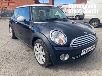Location: Nottingham - 2006 MINI COOPER 3 Door Hatchback REG: FV56DYC, 1598cc Petrol, 6 Speed Manual Petrol, Former Keepers: 1, Keys: Yes, MOT Expiry date: 02/12/2026