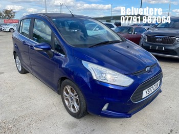 Location: Belvedere - 2017 FORD B-MAX ZETEC NAVIGATOR MPV REG: YS17CXN, Keys: Yes, MOT Expiry date: 20/12/2024, 1388 Petrol, 5 Speed Manual Petrol, Former Keepers: 3