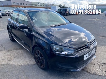 Location: BELVEDERE - 2010 VOLKSWAGEN POLO SE 85 5 Door Hatchback REG: RJ10OXG, 1390cc Petrol, 5 Speed Manual Petrol, Former Keepers: 6, Keys: No, MOT: Expiry date12.08.2026