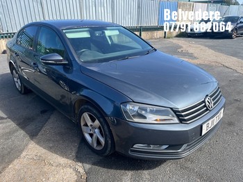 Location: BELVEDERE - 2011 VOLKSWAGEN PASSAT S BLUEMOTION TECH 4 Door Saloon REG: BJ11TXD, 1968cc Diesel, 6 Speed Manual Diesel, Former Keepers: 6, Keys: No, MOT: Expiry date23.05.2027