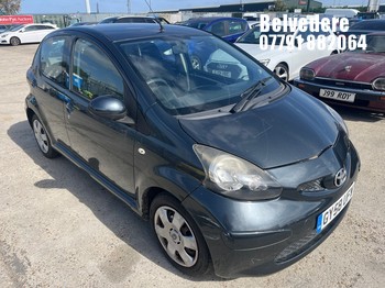 Location: Belvedere - 2008 TOYOTA AYGO+ VVT-I 5 Door Hatchback REG: GY58UFW, 998cc Petrol, 5 Speed Manual Petrol, Former Keepers: 2, Keys: Yes, MOT Expiry date: 26.10.2026