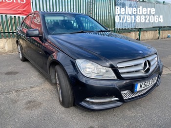 Location: Belvedere - 2013 MERCEDES-BENZ C200 EXECUTIVE SE CDI BLU 4 Door Saloon REG: KS13DVF, Keys: No, MOT Expiry date: 16/12/2026, 2143 Diesel, 7 Speed Auto Diesel, Former Keepers: 3