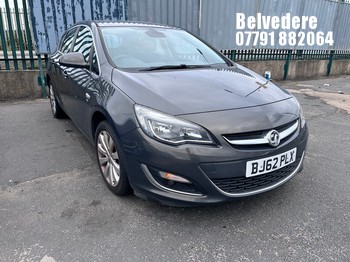 Location: Belvedere - 2012 VAUXHALL ASTRA SE 5 Door Hatchback REG: BJ62PLX, Keys: No, MOT Expiry date: 14/01/2027, 1598 Petrol, 5 Speed Manual Petrol, Former Keepers: 2