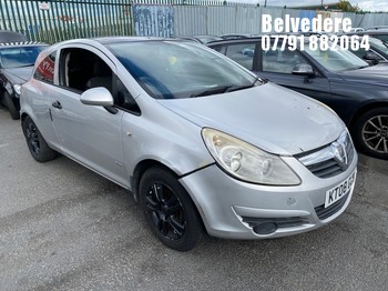 Location: Belvedere - 2008 VAUXHALL CORSA BREEZE PLUS S-A 3 Door Hatchback REG: KT08GUW, Keys: No, MOT Expiry date: 21/10/2026, 1229 Petrol, 5 Speed Semi Auto Petrol, Former Keepers: 10