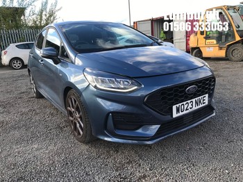 Location: Edinburgh - 2023 FORD FIESTA ST-LINE EDITION T MHEV 5 DOOR HATCHBACK REG: WO23NKE, 999 PETROL, MANUAL, Former Keepers: 3, Keys: Yes, MOT Expiry date: 30/07/2027