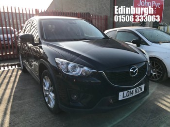 Location: Edinburgh - 2014 MAZDA CX-5 SPORT NAV D Estate REG: LO14RZN, Keys: No, MOT Expiry date: 19/11/2025, 2191 Diesel, 6 Speed Manual Diesel, Former Keepers: 4