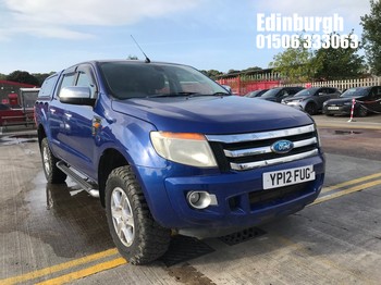 Location: Edinburgh - 2012 FORD RANGER XLT 4X4 TDCI Pick-up REG: YP12FUG, Keys: No, MOT Expiry date: 19/02/2026, 2198 Diesel, 6 Speed Manual Diesel, Former Keepers: 8