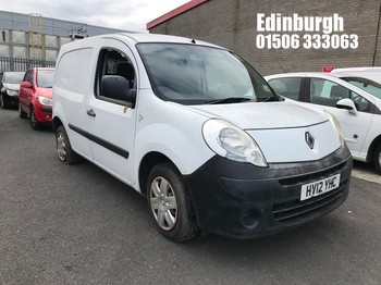 Location: Edinburgh - 2012 RENAULT KANGOO ML19 DCI 90 Car Derived Van REG: HV12YHC, Keys: No, MOT Expiry date: 11/07/2025, 1461 Diesel, 5 Speed Manual Diesel, Former Keepers: 3