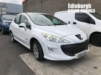 Location: Edinburgh - 2011 PEUGEOT 308 ENVY 5 Door Hatchback REG: SG11UJM, Keys: No, MOT Expiry date: 29/05/2026, 1397 Petrol, 5 Speed Manual Petrol, Former Keepers: 4