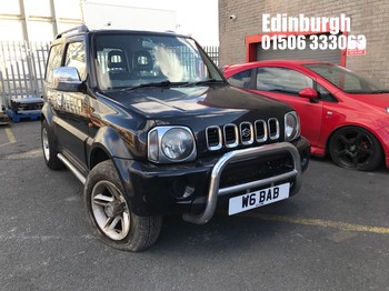 Location: Edinburgh - 2001 SUZUKI JIMNY JLX Estate REG: W6BAB, Keys: No, MOT Expiry date: 15/12/2026, 1328 Petrol, 5 Speed Manual Petrol, Former Keepers: 2