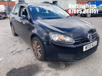 Location: Nottingham - 2013 VOLKSWAGEN GOLF SE BLUEMOTION TDI Estate REG: MT13XLU, Keys: No, MOT Expiry date: 22/02/2027, 1598 Diesel, 5 Speed Manual Diesel, Former Keepers: 8