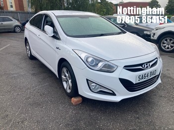 Location: Nottingham - 2014 HYUNDAI I40 ACTIVE BLUE DRIVE CRD 4 Door Saloon REG: SA64BAO, Keys: No, MOT Expiry date: 26/08/2026, 1685 Diesel, 6 Speed Manual Diesel, Former Keepers: 7
