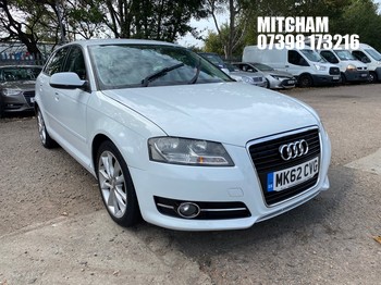 Location: MITCHAM - 2012 AUDI A3 SPORT TFSI 5 Door Hatchback REG: MK62CVG, 1197cc Petrol, 6 Speed Manual Petrol, Former Keepers: 6, Keys: No, MOT: Expiry date05/02/2027