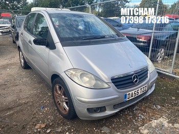 Location: Mitcham - 2006 MERCEDES A150 CLASSIC SE 5 Door Hatchback REG: DA55TZZ, Keys: No, MOT Expiry date: 18/08/2026, 1498 Petrol, 5 Speed Manual Petrol, Former Keepers: 10
