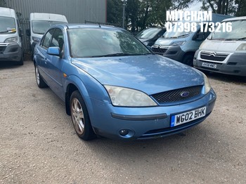 Location: Mitcham - 2002 FORD MONDEO GHIA TDCI 5 Door Hatchback REG: WG02BHK, Keys: No, MOT Expiry date: 20/08/2025, 1998 Diesel, 5 Speed Manual Diesel, Former Keepers: 5