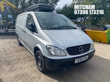 Location: Mitcham - 2009 MERCEDES VITO 111 CDI LONG Panel Van REG: SK58ZHX, Keys: No, MOT Expiry date: 11/12/2026, 2148 Diesel, 6 Speed Manual Diesel, Former Keepers: 5