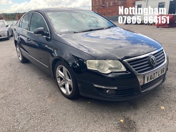 Location: Nottingham - 2007 VOLKSWAGEN PASSAT SPORT TDI 140 4 Door Saloon REG: VA07LVR, Keys: No, MOT Expiry date: 22/09/2026, 1968 Diesel, 6 Speed Manual Diesel, Former Keepers: 8