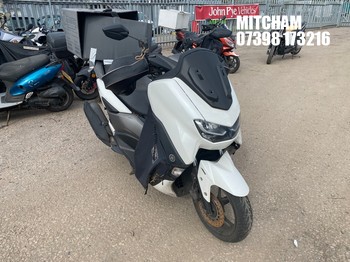 Location: Mitcham - 2023 YAMAHA GPD125-A NMAX 125 ABS Scooter REG: PK23MEV, Keys: No, MOT Expiry date: 12/06/2026, 125 Petrol, Automatic, Former Keepers: 1