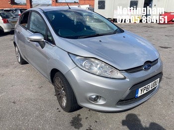 Location: Nottingham - 2011 FORD FIESTA TITANIUM 5 Door Hatchback REG: YP61UOU, Keys: No, MOT Expiry date: 29/01/2027, 1388 Petrol, 5 Speed Manual Petrol, Former Keepers: 11