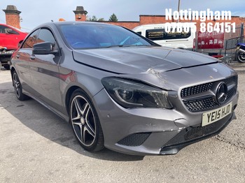 Location: Nottingham - 2015 MERCEDES-BENZ CLA220 AMG SPORT CDI AUTO 4 Door Saloon REG: YE15HJD, 2143 Diesel, 7 Speed Auto Diesel, Former Keepers: 10, Keys: Yes, MOT Expiry date: 30/12/2026