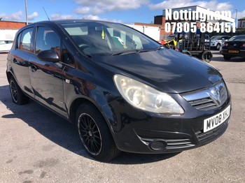 Location: Nottingham - 2008 VAUXHALL CORSA CLUB A/C AUTO 5 Door Hatchback REG: MV08XHJ, Keys: No, MOT Expiry date: 21/08/2026, 1364 Petrol, 5 Speed Auto Petrol, Former Keepers: 14