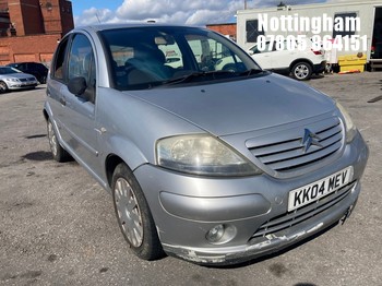 Location: Nottingham - 2004 CITROEN C3 HDI SX 5 Door Hatchback REG: KK04MEV, Keys: No, MOT Expiry date: 15/05/2026, 1398 Diesel, 5 Speed Manual Diesel, Former Keepers: 4