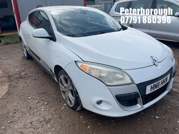 Location: Peterborough - 2011 RENAULT MEGANE DYNAMIQUE T-TOM DC Coupe REG: HN11HKM, Keys: No, MOT Expiry date: 04/12/2025, 1461 Diesel, 6 Speed Manual Diesel, Former Keepers: 6