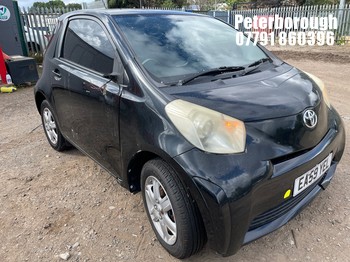 Location: Peterborough - 2009 TOYOTA IQ VVT-I 3 Door Hatchback REG: EA59YEL, Keys: No, MOT Expiry date: 02/08/2027, 998 Petrol, 5 Speed Manual Petrol, Former Keepers: 6