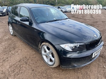Location: Peterborough - 2008 BMW 118D EDITION ES 5 Door Hatchback REG: AP08WKL, Keys: No, MOT Expiry date: 02/05/2024, 1995 Diesel, 6 Speed Manual Diesel, Former Keepers: 8