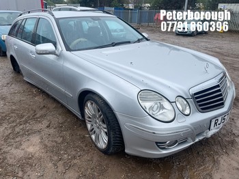 Location: Peterborough - 2007 MERCEDES E280 CDI SPORT AUTO Estate REG: RJ57UWH, Keys: No, MOT Expiry date: 18/10/2026, 2987 Diesel, 7 Speed Auto Diesel, Former Keepers: 5