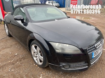 Location: Peterborough - 2007 AUDI TT TFSI Convertible REG: BD07AAY, Keys: No, MOT Expiry date: 10/06/2027, 1984 Petrol, 6 Speed Manual Petrol, Former Keepers: 15