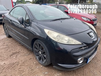 Location: Peterborough - 2007 PEUGEOT 207 GT CC HDI Coupe REG: VE07HYG, Keys: No, MOT Expiry date: 02/07/2025, 1560 Diesel, 5 Speed Manual Diesel, Former Keepers: 6