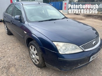 Location: Peterborough - 2006 FORD MONDEO LX 5 Door Hatchback REG: NC06ETD, Keys: No, MOT Expiry date: 26/10/2026, 1798 Petrol, 5 Speed Manual Petrol, Former Keepers: 4