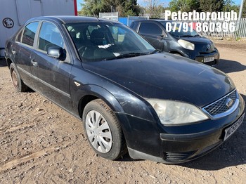 Location: Peterborough - 2006 FORD MONDEO LX AUTO 5 Door Hatchback REG: NC55FDA, Keys: No, MOT Expiry date: 04/12/2025, 1999 Petrol, 4 Speed Auto Petrol, Former Keepers: 5